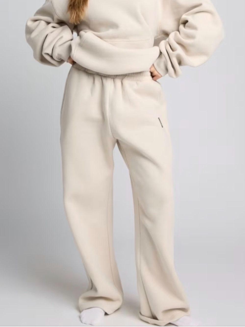 Comfrt Love Heart Straight Leg Sweatpants